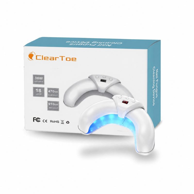 ClearToe Antifungal Device