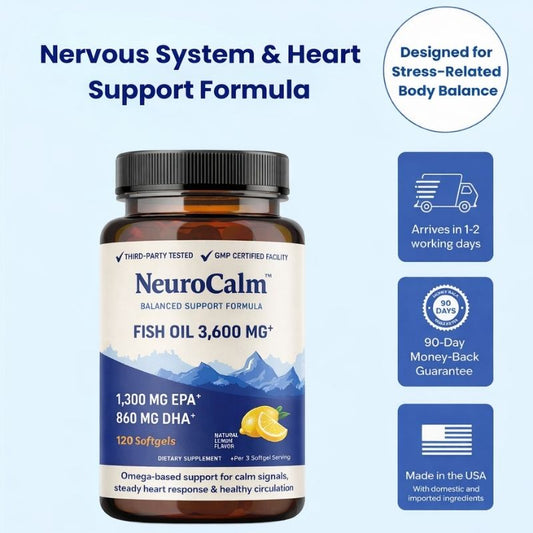 #1 Science-Driven Formula for Nervous System & Heart Rhythm Balance
